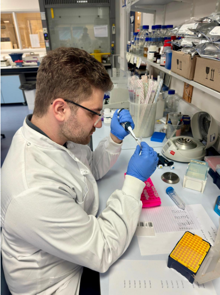 Medical students collaborating